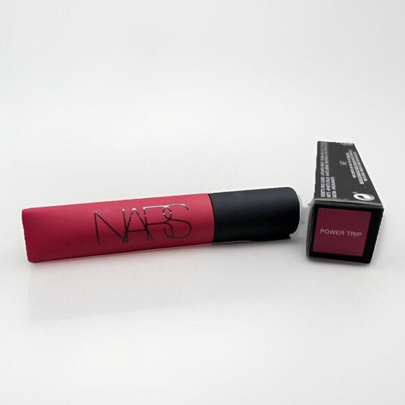 NARS Air Matte Lip Color Liquid Lipstick Power Trip Deep Red 0.24 Oz Full Size - Picture 2 of 5